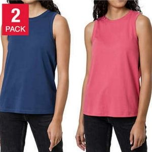 Kersh 2-Pack Women's Tank Top sz M